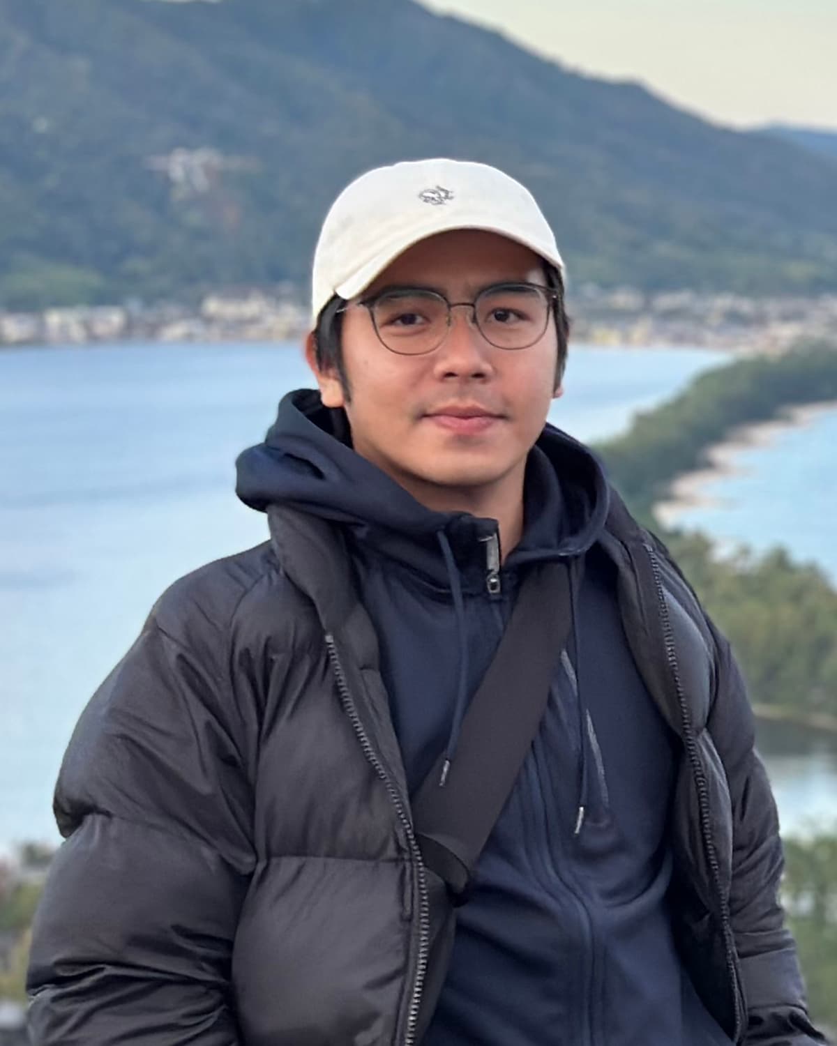 Mico Yamamoto overlooking Amanohashidate